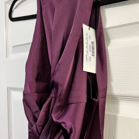 Andrea Iyamah Reni Plum Midi Dress - Brand New, Never Worn, Size L - Picture 4 of 4